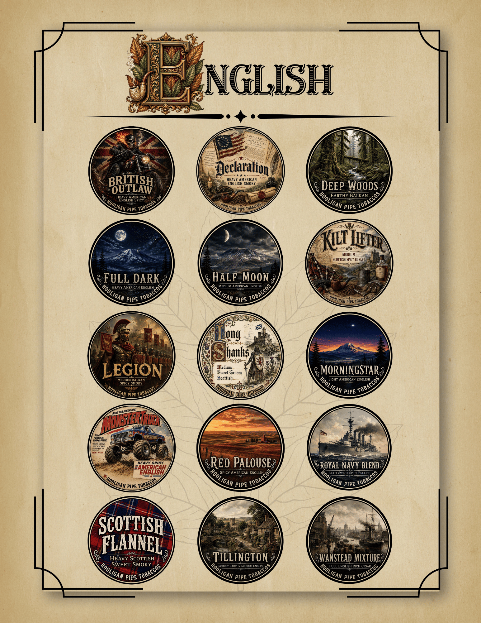 PIPE TOBACCO BLENDING GUIDE VOL. 1
